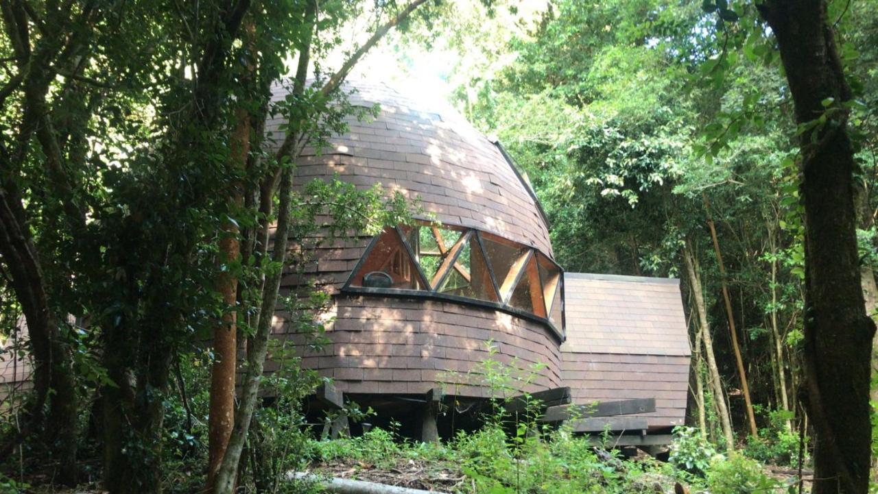 Ferienwohnung Domos Hijos Del Bosque Coñaripe Exterior foto